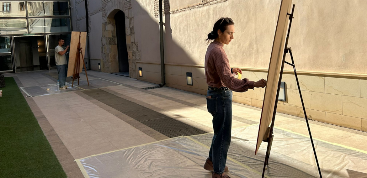 La Fundación Cajamurcia organiza dos jornadas de ‘street art’ en vivo en el patio del Centro Cultural Las Claras